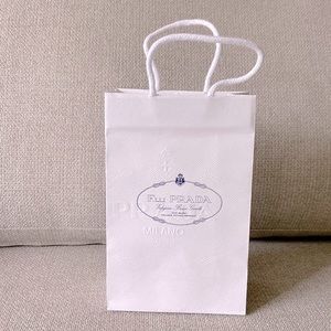 Prada | Exclusive Small Shopping Bag from the Frattelli Prada Store (Empty Bag)